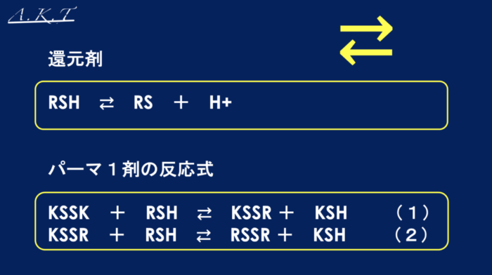 パーマ還元と酸化の仕組み