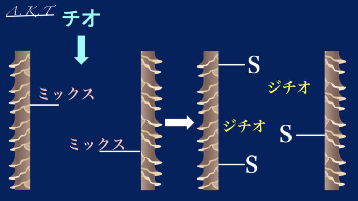 パーマ還元と酸化の仕組み