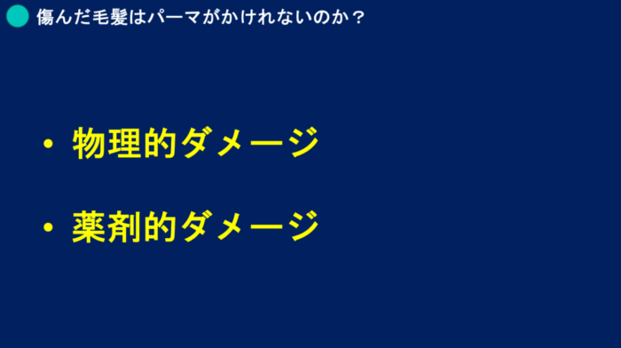 ブリーチパーマかけられる？ダメージの見方・かけ方・ブリーチからパーマしたらどうなる？ ブリーチした髪でもパーマはかけられますか？ ブリーチをするとパーマがかけられないのはなぜ？ パーマをかける時にどんな薬を選んでいけばいいのか分からない