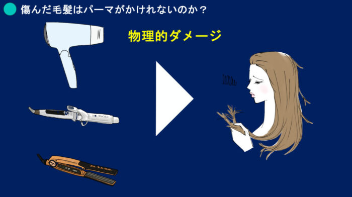 ブリーチパーマかけられる？ダメージの見方・かけ方・ブリーチからパーマしたらどうなる？ ブリーチした髪でもパーマはかけられますか？ ブリーチをするとパーマがかけられないのはなぜ？ パーマをかける時にどんな薬を選んでいけばいいのか分からない