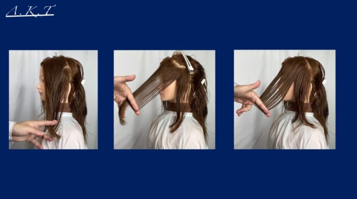 ロングレイヤーカット切り方・違いについて