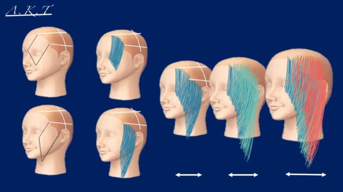 ヘアスタイルのひし形の理解・バランス