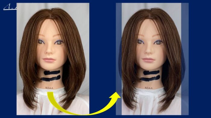 ヘアスタイルのひし形の理解・バランス