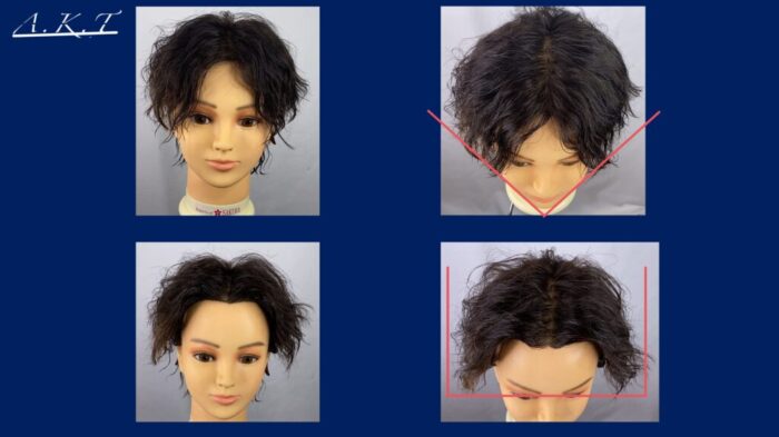 ヘアスタイルのひし形の理解・バランス