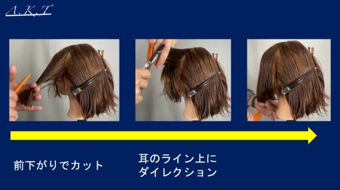 ハンサムショートのカット方法・切り方